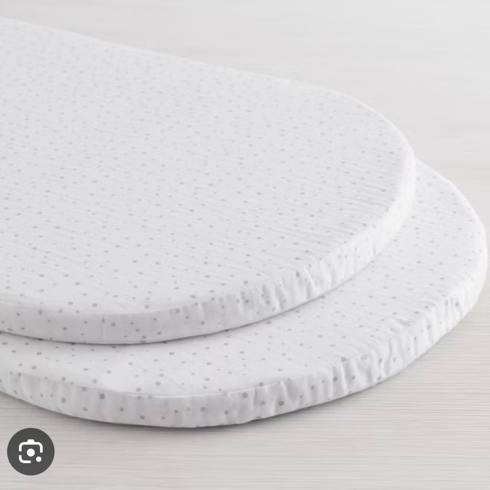 Restoration Hardware star print bassinet sheets. Set of 2.